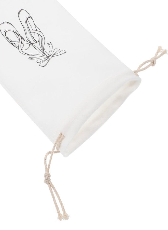 BESTYASH 3 Pcs Pointe Shoe Bag Dance Shoe Bags Shoe Storage Ballet Dance Shoes Bag Drawstring Dance Shoe Pouch Bag for Women Girls, Medium Women/Medium Men - Image 5